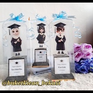 Ready piala wisuda arklik/ tropi wisuda / wisuda TK / hadiah kelulusan/ tropi boneka / boneka wisuda