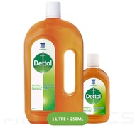 Dettol Antibacterial Disinfectant Multipurpose 1 Liter+250ml