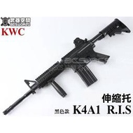 &lt;傻瓜二館&gt; 台灣 製造 KWC KA36 最新版 K4A1 M4A1 RIS 戰術軌道 魚骨 空氣槍 步槍 兒童槍