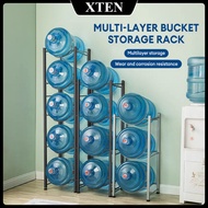 XTEN 3/4/5 Layer Mineral Water Dispenser Stand Rack Container Gallon Jug Organizer Rack Stand Space Saver Organizer