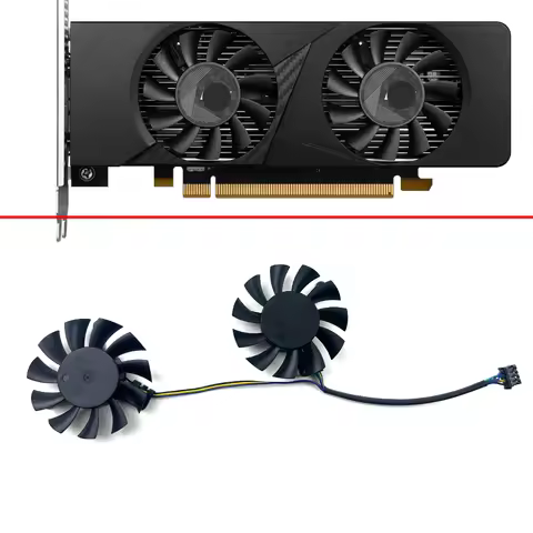 NEW Cooling Fan 50mm 4pin 0.3A HA5510H12SF-Z RTX3050 LP GPU FAN For MSI GeForce RTX 3050 LP 6G OC vi