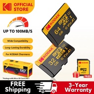【For Charmera】KODAK Micro SD Card with FREE Adapter | UHS-I V30 U3 for 4K Video | High Speed Memory 