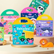 Children's Educational Sticker Book / Repeated Sticker Book / Handy Jelly Sticker Book