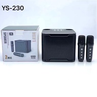 【Bisa COD】UNIG Speaker Bluetooth Super Bass Salon Karaoke 2 mic Wireless Speaker aktif Murah Full Ba
