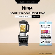 Ninja Foodi Blender & Soup Maker, 10 Auto-iQ Programs, 1.7L Glass Jug, Hot & Cold Blender, Cleaning 