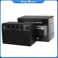 MegaChoice【Fast Delivery】Electric Guitar Speaker Indoor Outdoor Sound System Instrument Amplifier Portable Acoustic Amp 10W Acoustic Amplifier