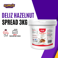 Deliz Spread Italian Hazelnut Chocolate/ Matcha Latte/ Belgian Chocolate 3KG