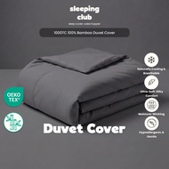 Bamboo Duvet Cover | Quilt Cover | 1000TC Cooling Soft Silky Duvet Cover | Light Charcoal | Sleeping