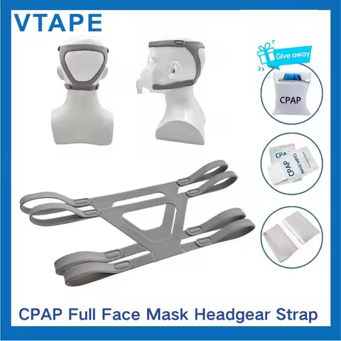 2 Pack Universal Headgear, Yuwell Replacement Headband Straps Sleep Apnea Snoring Headgear for CPAP 