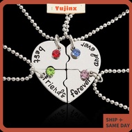 YUJINX 4 Bff Friend Best Friend Froever Creative Necklace