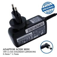 ACER Ori Adaptor Charger Notebook Laptop Mini 19V 2.15A Colokan Langsung (5.5*1.7)