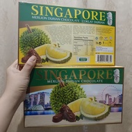 Qfchoco 125gr Singapore Merlion Durian Chocolate Durian Chocolate