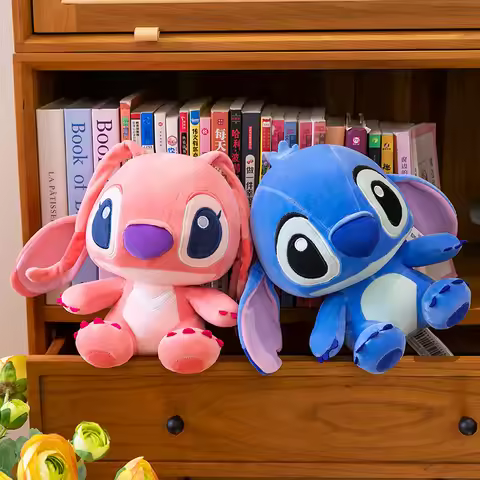 Disney's new collection of Stitch Angel Star Baby Dolls, couple plush stuffed dolls