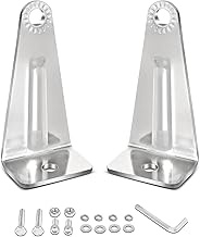 AKD Part LED Light Bar Side Mounting Brackets Kit Heavy Duty Stainless Steel Side Brackets for Strai