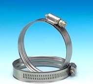 Murray Stainless Steel Dual Bead Hose Clamp withZinc Plt Screw, 3.94"-4.88", 1/2"W, 35-40" Lbs (Pack