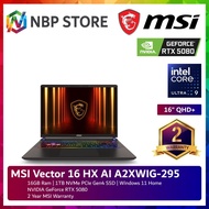 MSI Vector 16 HX AI A2XWIG-295 16" QHD+ Gaming Laptop