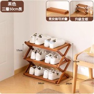 A.ONE - 免安裝收納鞋櫃（茶色-三層50長）