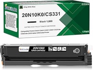 CS331 CX331 Toner Cartridge Set Compatible for Lexmark 20N10 20N10K0 Black Toner Cartridge Replaceme
