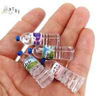 WTRY Water Bottle Doll Miniature Crafts Home Decoration Ornaments Kids Toys Water Bottle Resin Model 1:12 Simulation Mineral Water Bottle Doll House Miniature Photography Props