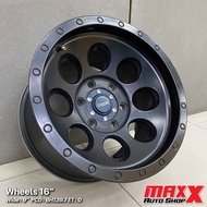 ล้อแม็กมือสอง ล้อ OFFROAD ขอบ 16x9" 6H139.7 ET 0 สีดำด้าน มือ2 สภาพดี ตำหนิตามรูปที่โพสต์ (ขายเป็นชุ