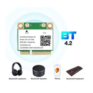 [ddfdsdcd]Wifi 5 AC7265 1200Mbps BT4.2 802.11ac Wifi Card Wireless Mini PCI-E Network Adapter 7265 D
