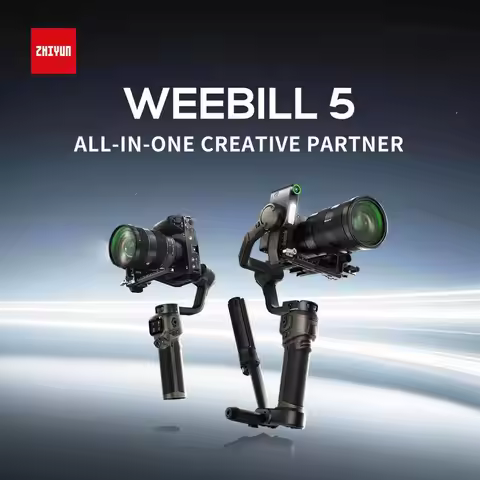 Zhiyun Weebill 5 3-Axis Handheld Gimbal Stabilizer for Sony A7 III A6600 Canon 5D4 Nikon Panasonic G