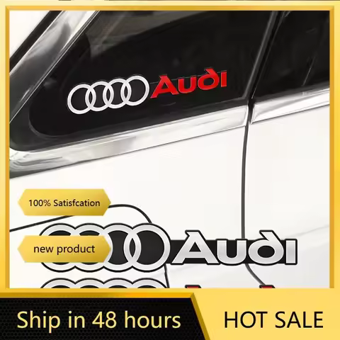 Car Styling Trunk Badge Sticker for Audi A3 A5 A6 A4 A1 A2 B8 B4 B3 B6 B5 B2 B7 Q5 Q3 Q2 S3 S5 S6 RS