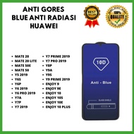 Tempered Glass Anti Blue -Anti Radiation HONOR MATE 20-MATE 20 LITE-MATE 50E-MATE 50-Y5 2019-Y6S-Y6P