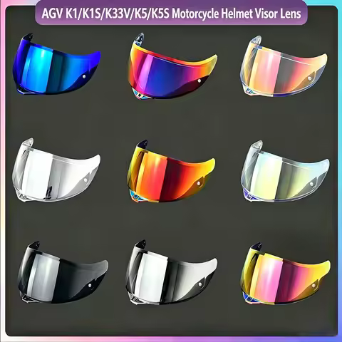 AGV Helmet Visor Lens For K1 K1S K3SV K5 K5S Pinlock Ready Anti-Scratch Motorcycle Face Helmet Repla