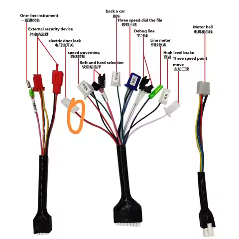 3-mode Sine Wave Brushless Intelligent Motor Controller 40A 48V/60V/72V/96V 500W/1000W/1200W/1500W E