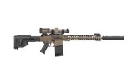 ARES AR308L - 豪華版 電動槍AEG 附專用槍箱 雙彈匣 瞄準鏡 消音管 7.62 狙擊槍
