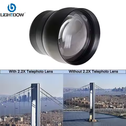 Lightdow 58mm 2.2X Additional Teleconverter Lens for Canon 350D 400D 450D 500D 1000D 550D 600D 1100D