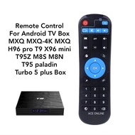 Remote Control For Android TV B.o.x MXQ MXQ-4K MXQ H96 pro T9 X96 mini T95Z M8S M8N T95 paladin Turb
