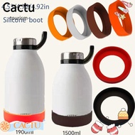 CACTUS 11.5/12/12.5cm Boot for Water Bottle, Anti-fall Silicone Water Cup Protective Cover,  Heat In