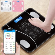 【Flash sale】 Intelligent Body Fat Scale Wireless Led Digital Bathroom Weight Scale Usb Charging Home