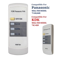Compatible For Panasonic F-MU44R KDK KC-4GR 16" Wall Fan Remote Control Replacement