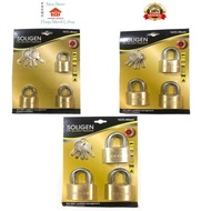 restock Gembok Komputer Master Key Set Isi 3 Pcs SOLIGEN Varian