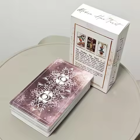 Modern Hue Tarot Deck - 78 Watercolor Tarot Cards 12*7cm Based on RWS Imagery - Aesthetic Divination
