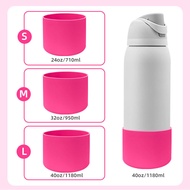 Owala 24oz/32oz/40oz Water Bottle Silicone Cover Thermos Cup Anti-Slip Cover Protective Cup Bottom M