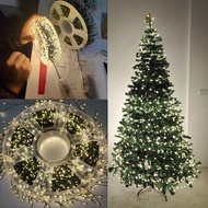 10 / 20 / 30 / 50m Each Roll Christmas Lights Plug With Green Wire Remote String Lights Fireworks Tw