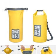 New PVC waterproof bag, 5L/10L/15L, swimming beach backpack waterproof drifting bag