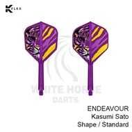 K-Flex - Target Darts - ENDEAVOUR Kasumi Sato - Integrated Flights [Shape] - White Horse Darts