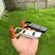 Metal Base - L-Plate Wooden Grip for Sony A7C2 and A7CR