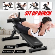 Folding Adjustable Ab Sit Up Bench Decline Home Gym Crunch Fitness Board Workout Abdominal Traine Core Strength Training