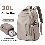 30L Travel Backpack 2026 - Fits 16" Laptop with Shoe Compartment & Anti-Theft Pocket | Waterproof Bu