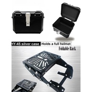 TOP BOX TANKER ABS ALUMINIUM LOCK MOTORCYCLE 36L 45L 55L 57L with Universal Base Plate Y15 Y16 LC135