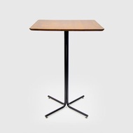 TEMPO 實木吧台桌-棕/方75/高108