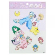 美少女戰士 X Sanrio 日版 文具 PVC 大貼紙 IPAD 手機 行李箱 裝飾 貼紙  Sticker Sailormoon Sailor Moon 2023 天王遙 海王美智留 Little Twin Stars KIKI LALA (D款) (睡衣派對系列)