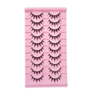 【Shipment within 24 hours‌】 mlen diary eyelash natural wispy falsies cluster 10 pairs set dolly wink