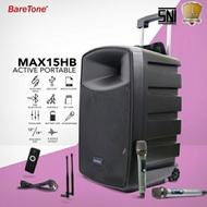Speaker aktif Portable BARETONE 15 inch MAX15HB max 15hb ORI
